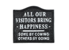 All visitors plaque